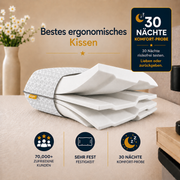 Brightr® Eclipse – Extra-Festes ergonomisches Memory-Foam-Kissen

