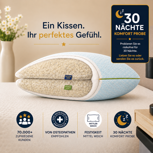 Brightr® Stella Hybrid Nackenschmerzlinderung Kissen