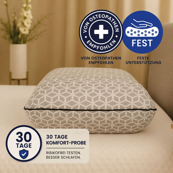Brightr® Eclipse Verstellbares Kissen aus festem Memory-Schaum