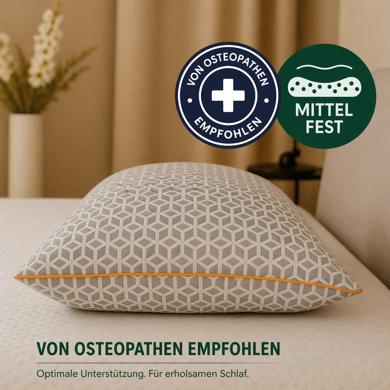 Brightr® Luna Anpassbares Memory-Schaum-Kissen